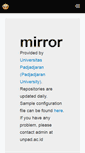 Mobile Screenshot of mirror.unpad.ac.id